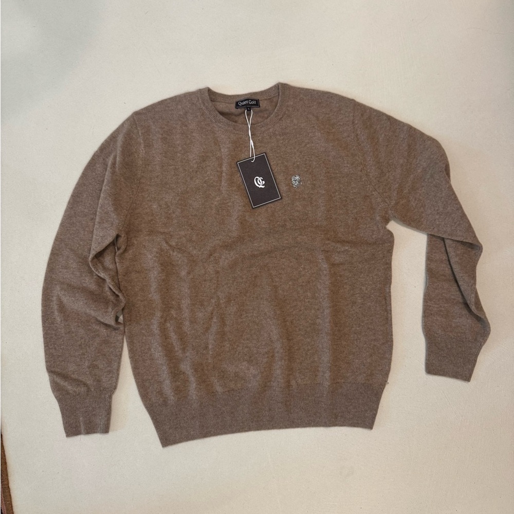 NWT+P Classic Crewneck Sweater in Rich Brown